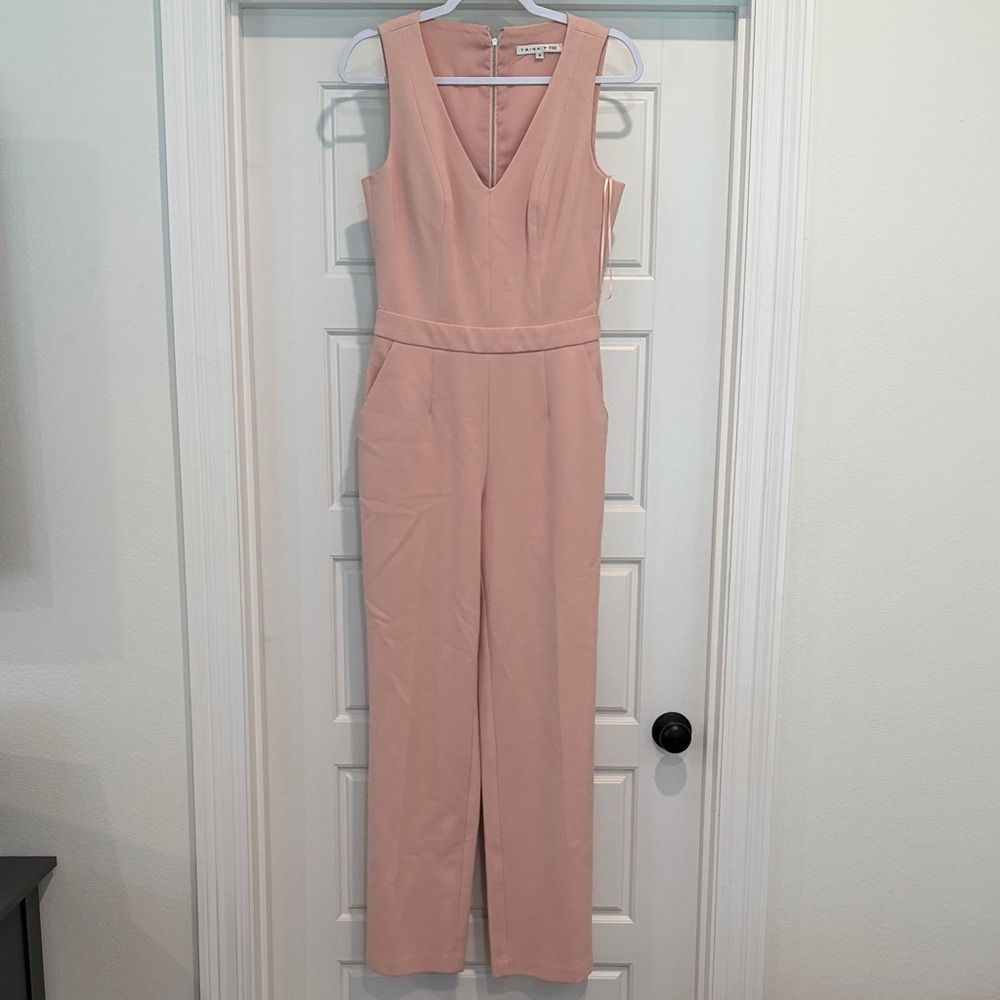 Trina Turk Pink Sleeveless Jumpsuit